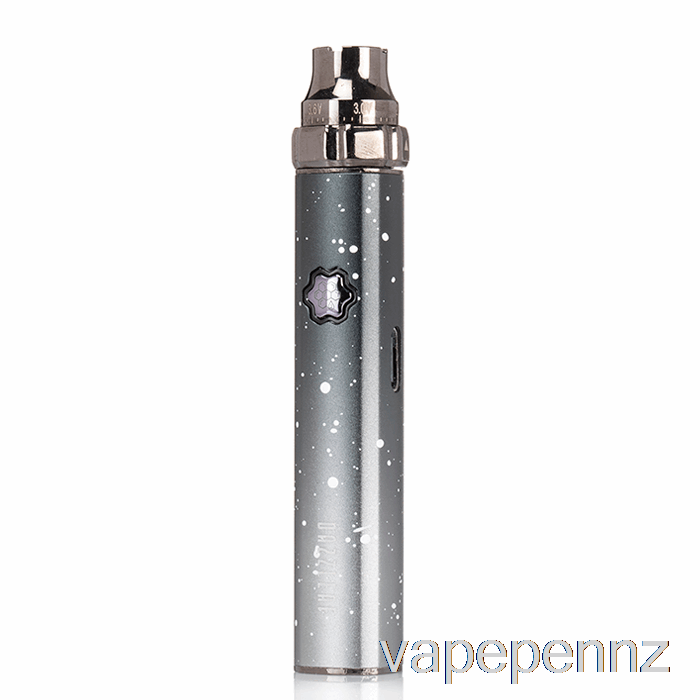 DAZZLEAF SQUARii Top Twist 510 Battery Black Splatter VAPE NZ